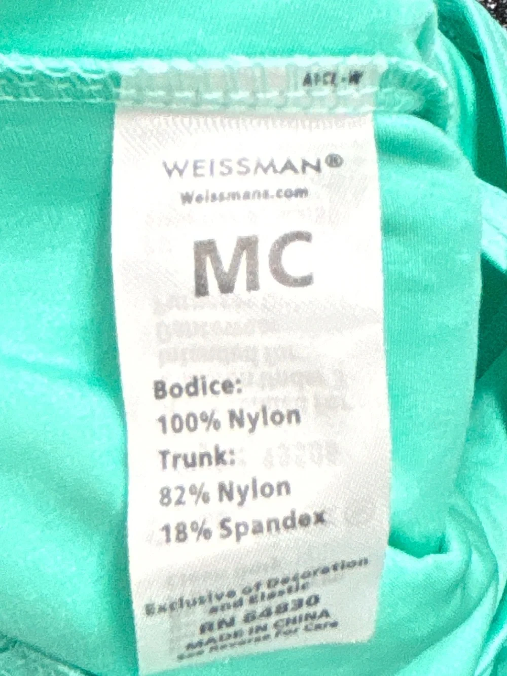 Weissman Mint Green Sequin Tulle Dance Costume